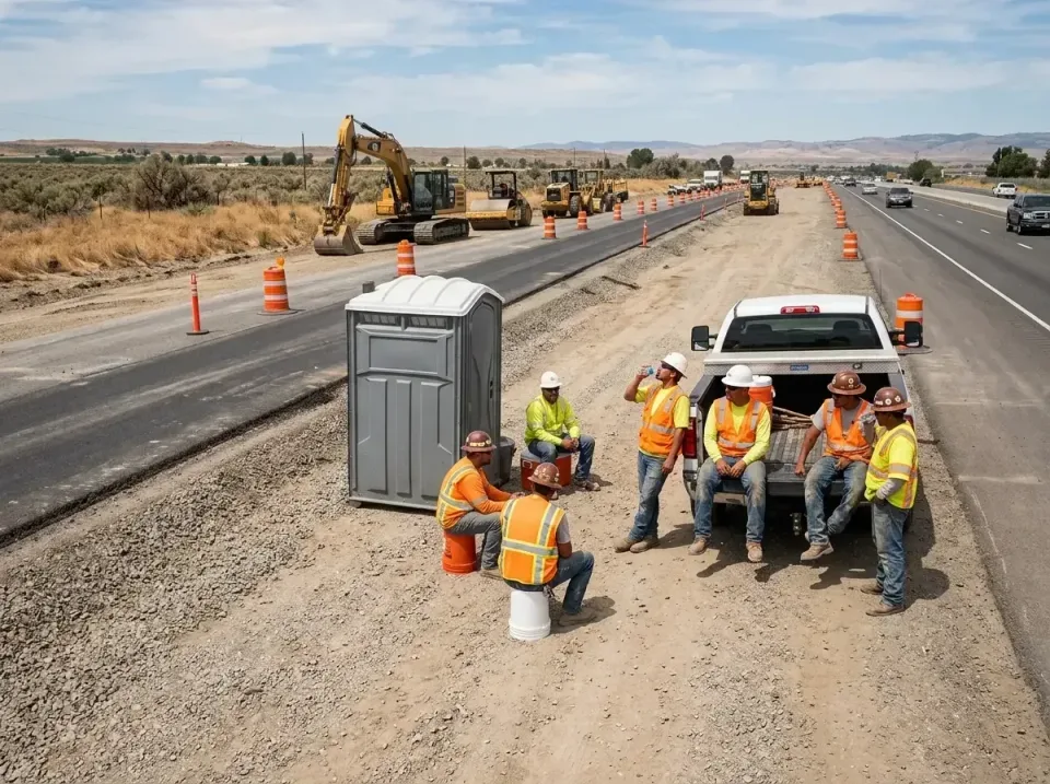 highway-road-construction-crew-007 — frequently asked questions, Porta Potty and Restroom Rentals in Wellsville, UT